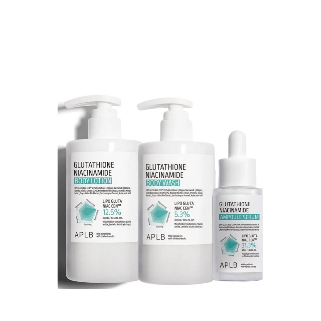 APLB Pack éclat visage & corps Niacinamide Glutathione