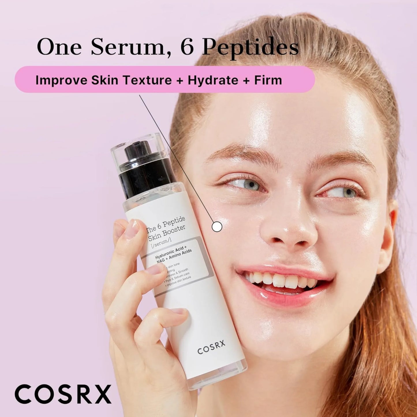 COSRX Sérum booster hydratant repulpant 6-Peptides Skin Booster