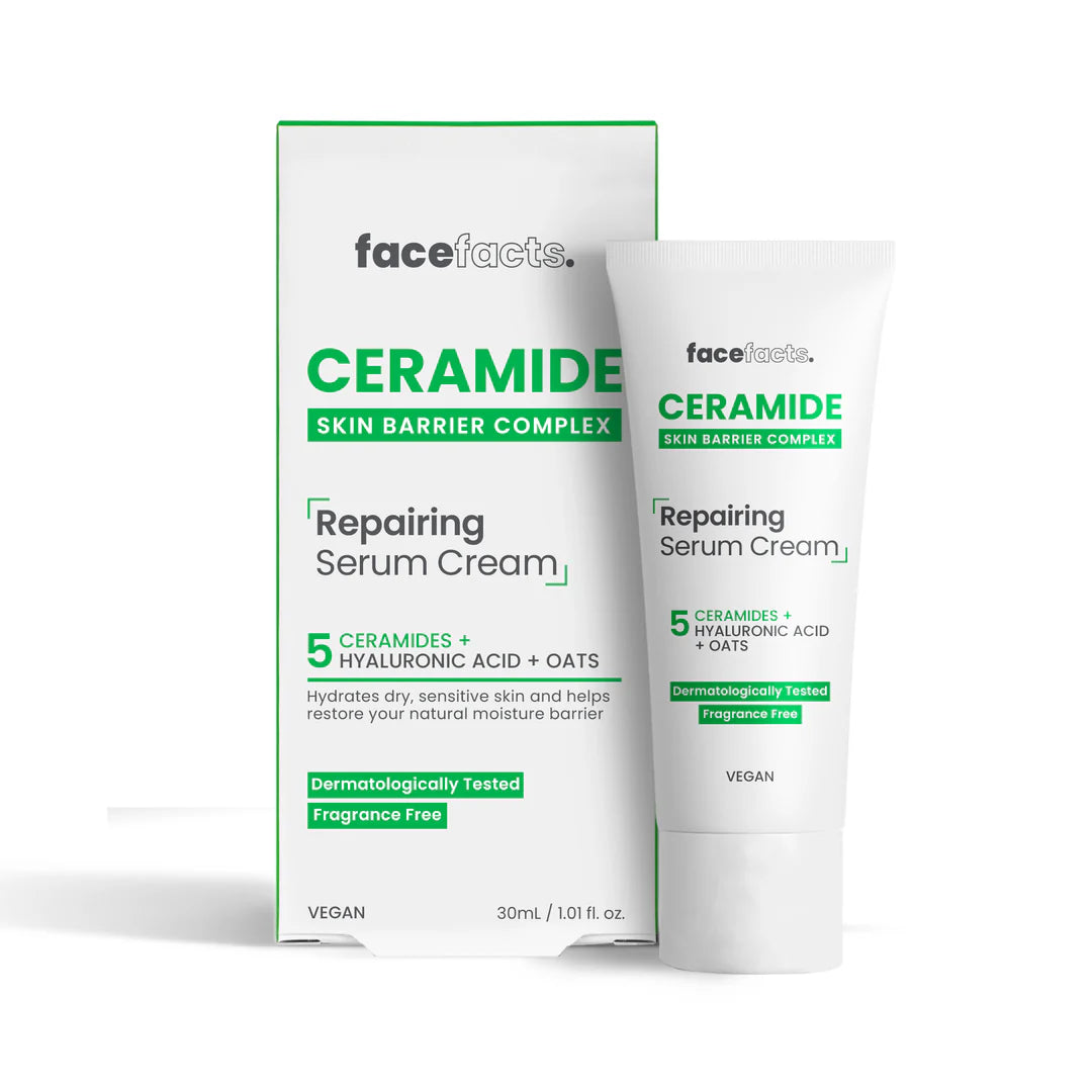 FACEFACTS Sérum/ Crème 2 en 1 hydratant aux Ceramides