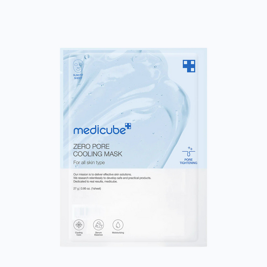 MEDICUBE Masque en tissu anti-pores dilatés Zero Pore Cooling