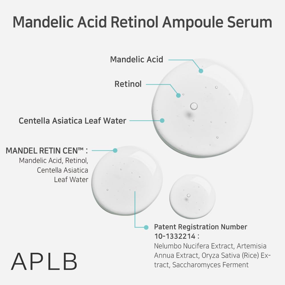 APLB Sérum exfoliant rajeunissant Acide Mandelique Retinol